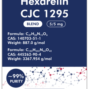 Hexarelin, CJC 1295 no DAC (5/5mg Blend)